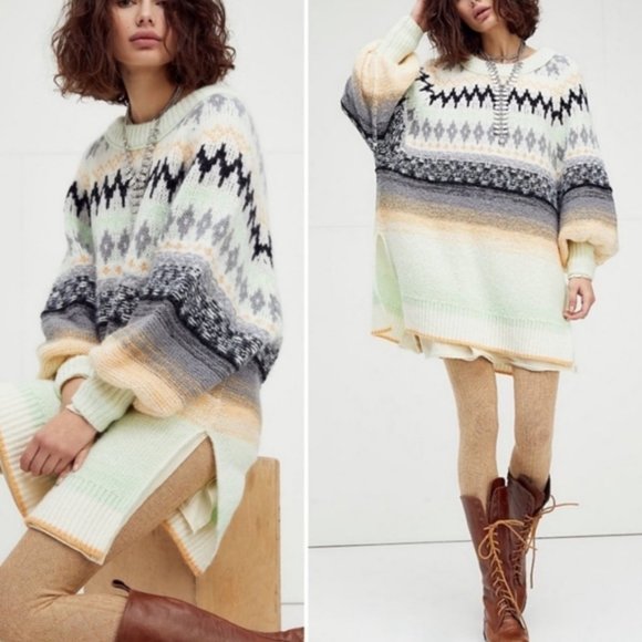 Free People Frozen Forrest Tunic